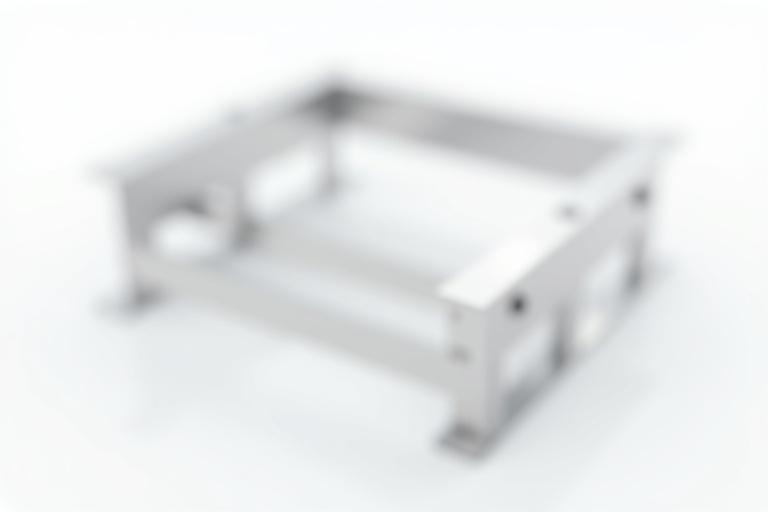 완성된 반도체 장비의 정밀 프레임