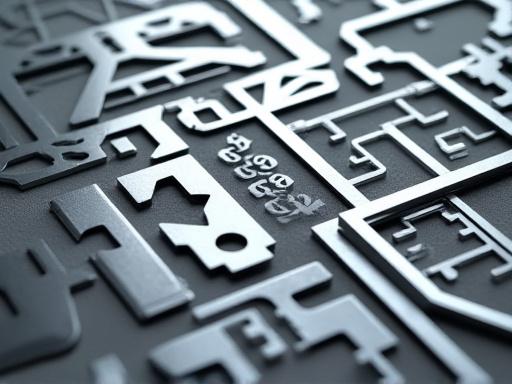 레이저 커팅된 판금 부품들